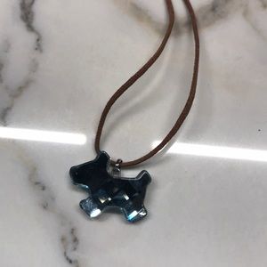 Swarovski dog necklace